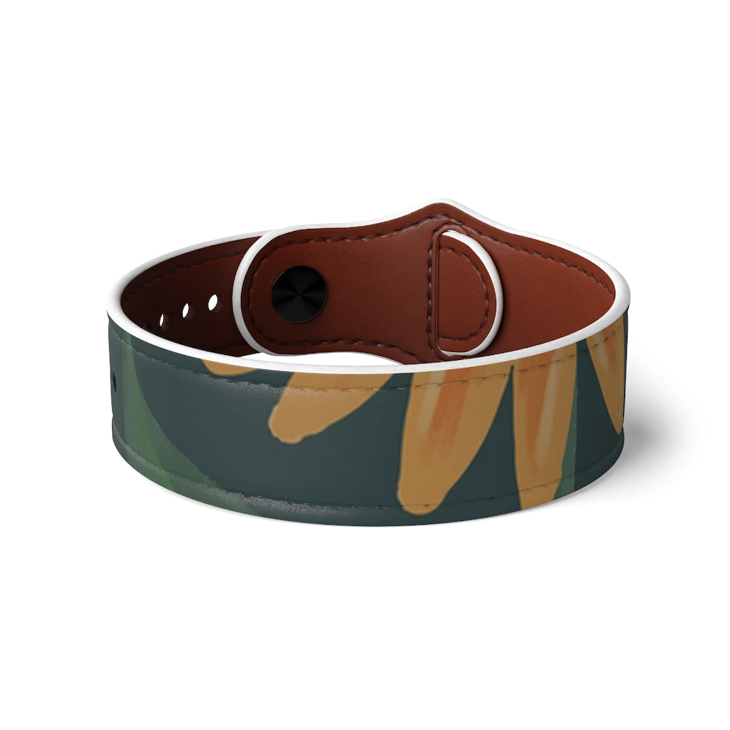 Vegan Leather Wristband