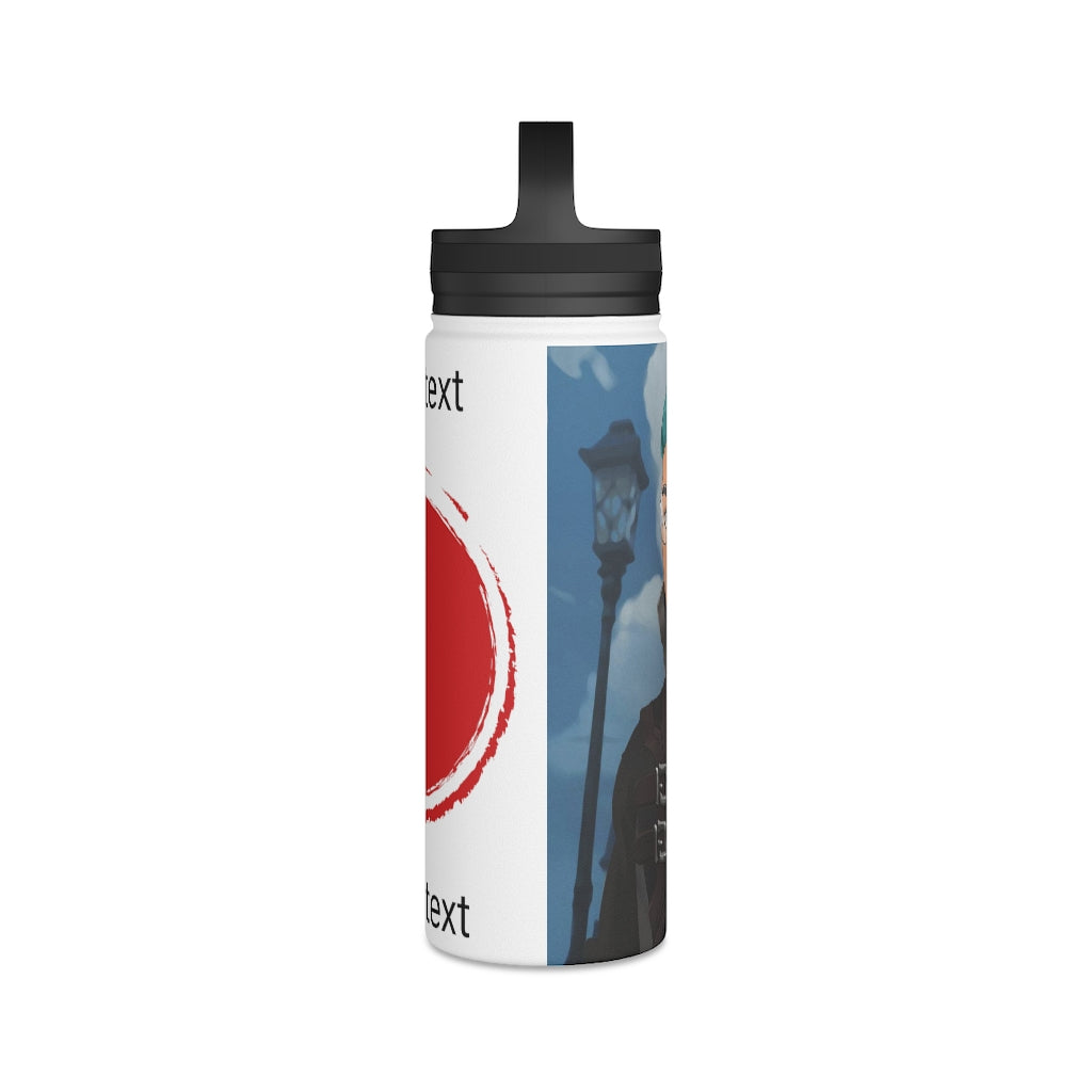 Stainless Steel Water Bottle, Handle Lid