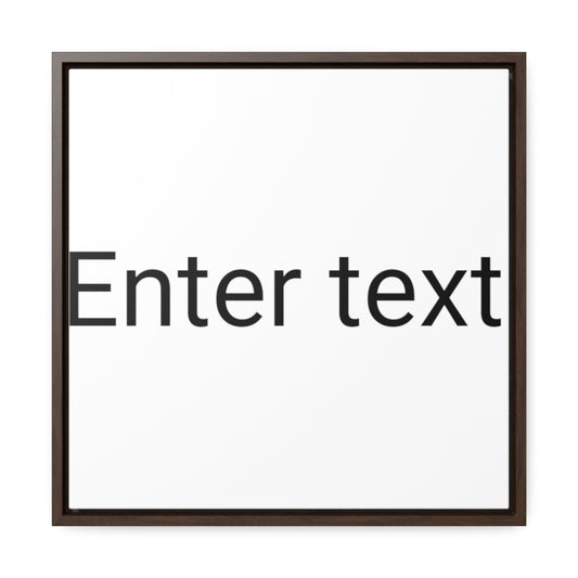 Gallery Canvas Wraps, Square Frame