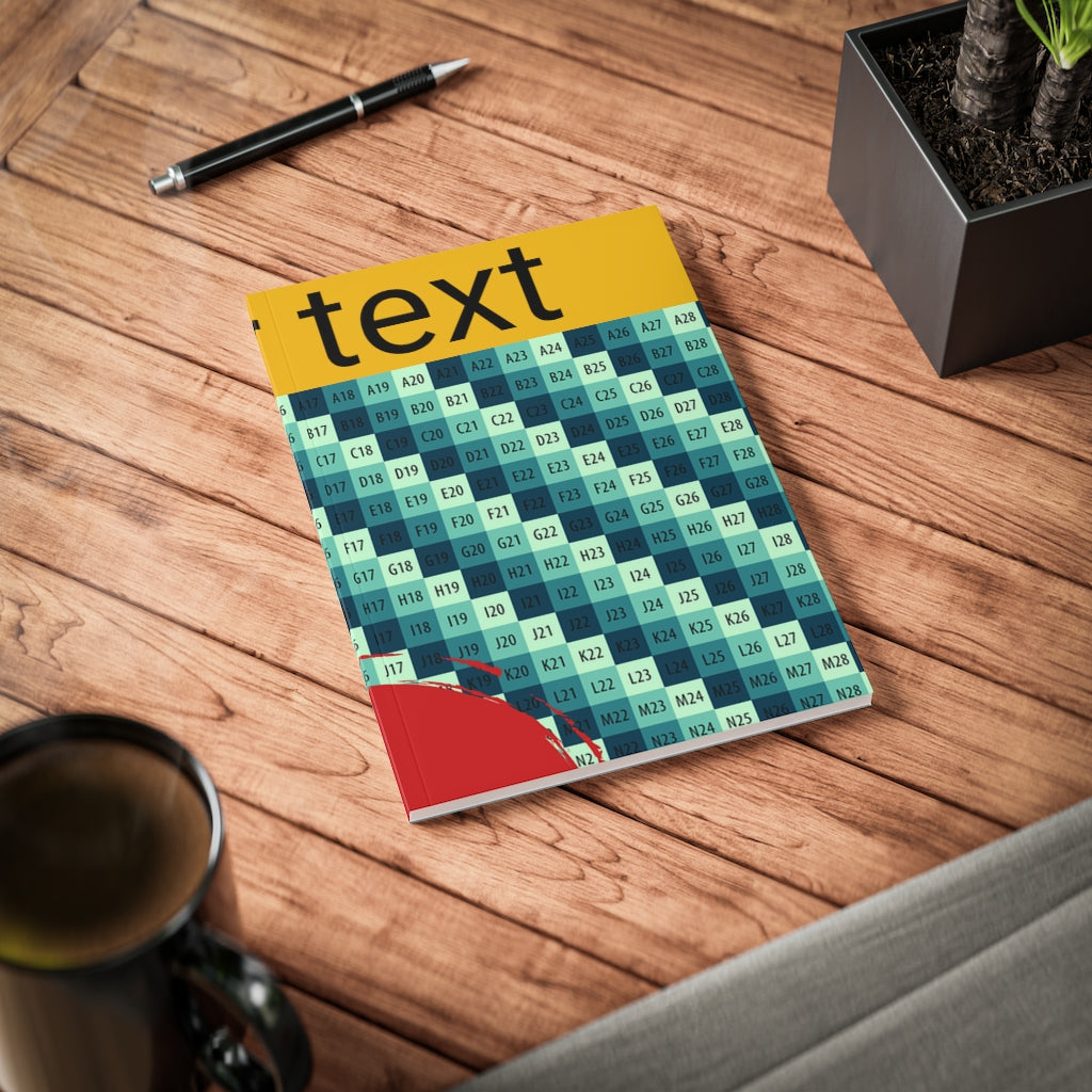 Glue Bound Softcover Notebook, A5