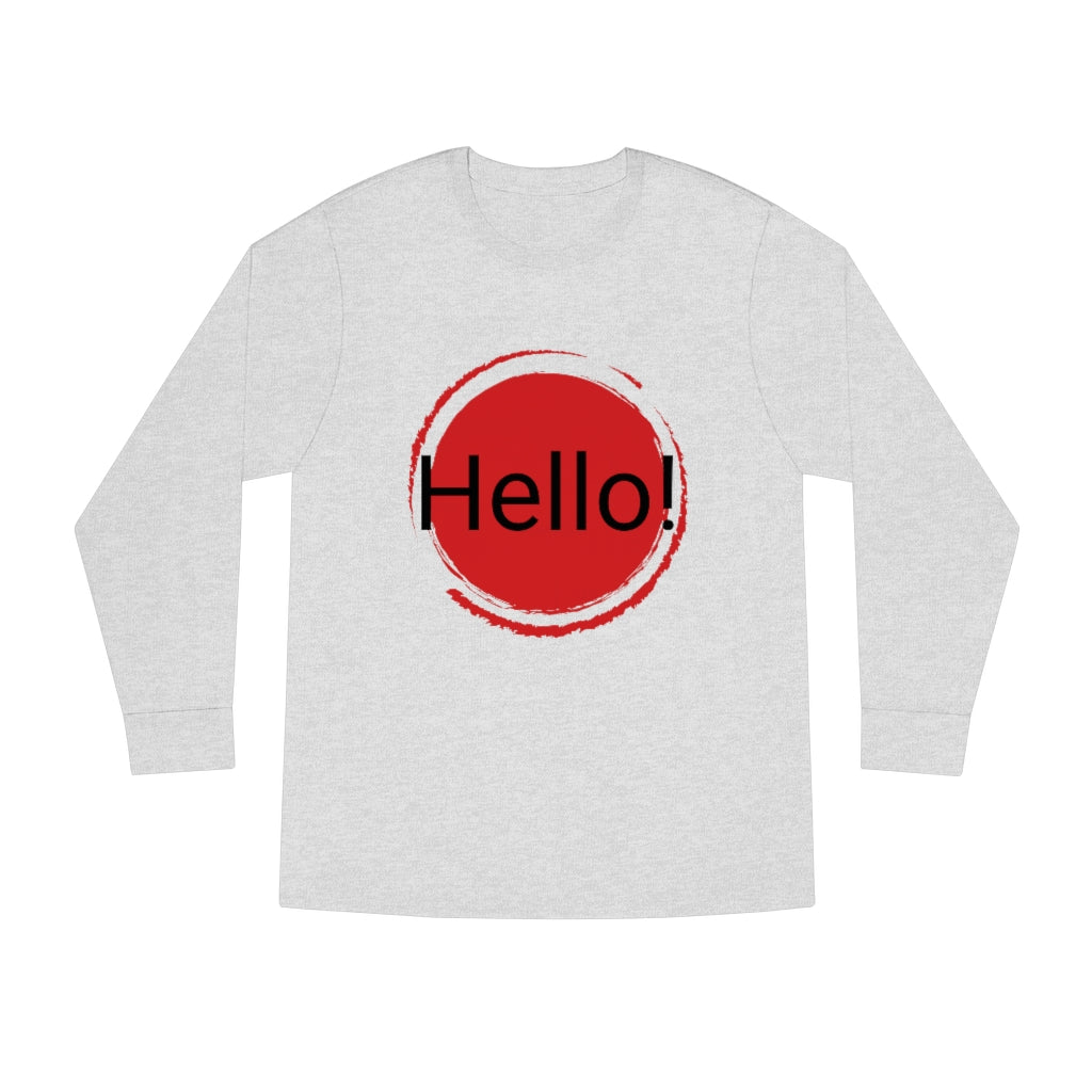 Unisex Long Sleeve Crewneck Tee