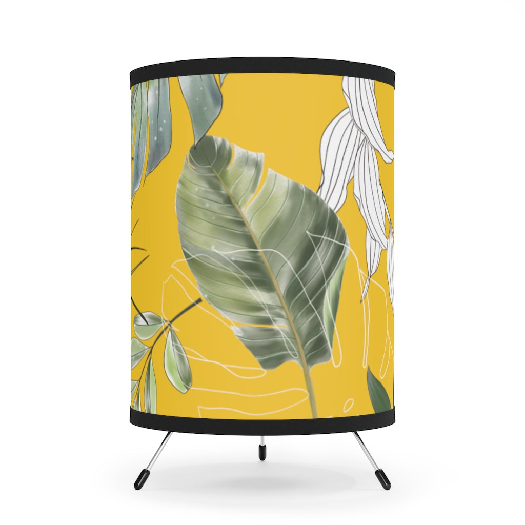 Tripod Lamp with Shades, Silver