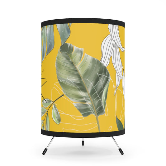 Tripod Lamp with Shades, Silver