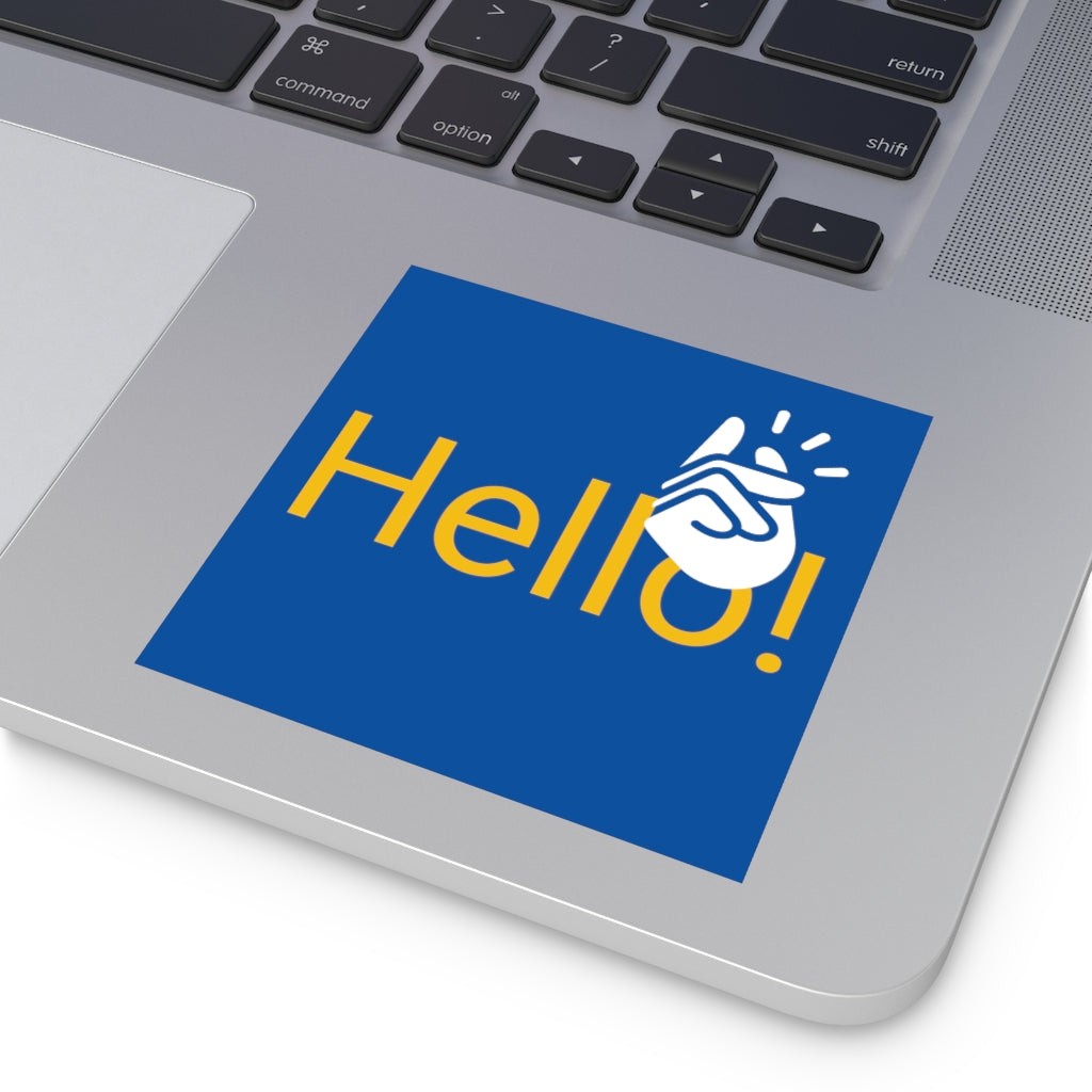 Square Stickers, Indoor/Outdoor