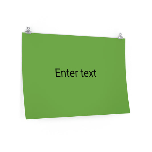 Premium Matte horizontal posters