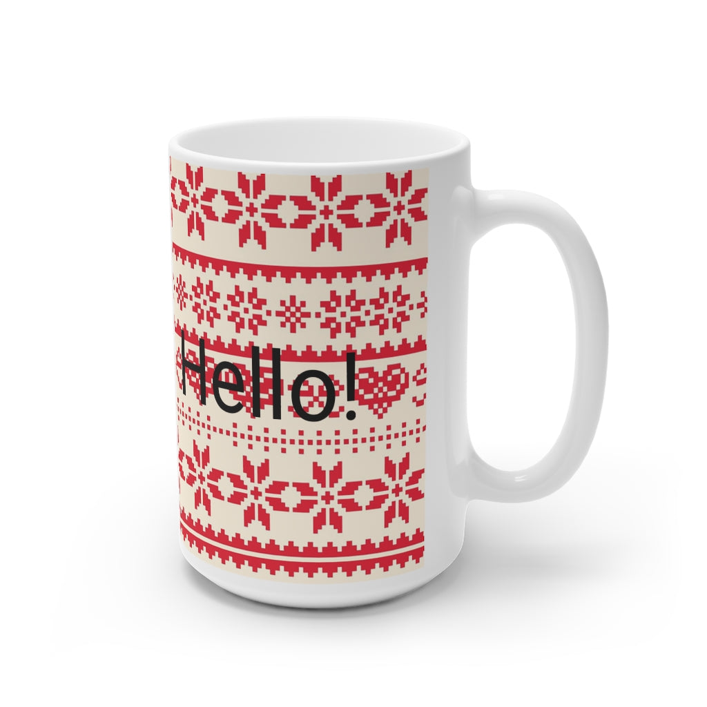 White Ceramic Mug, 11oz and 15oz