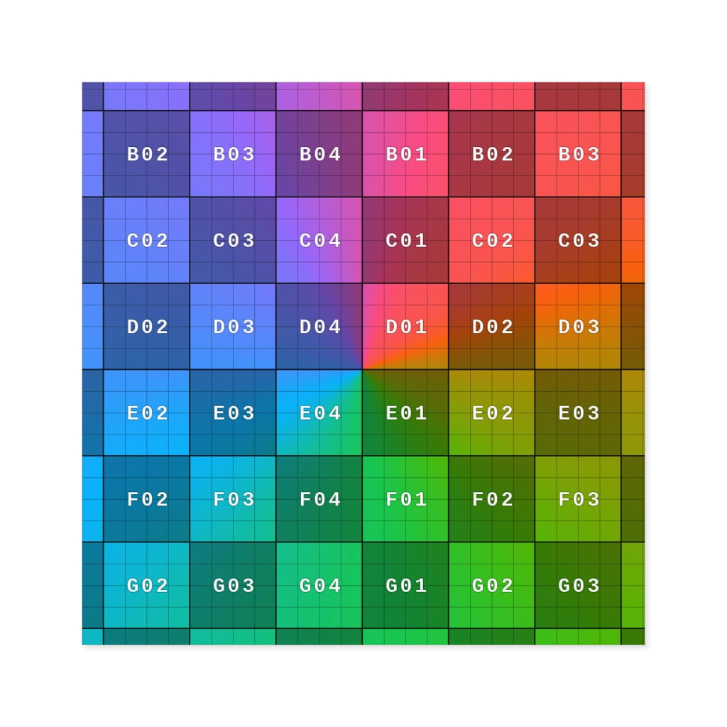 Laminate Stickers, Square