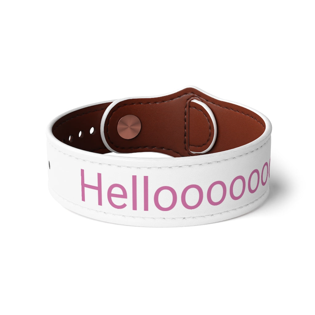 Vegan Leather Wristband