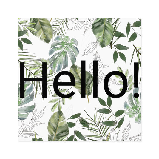 Laminate Stickers, Square