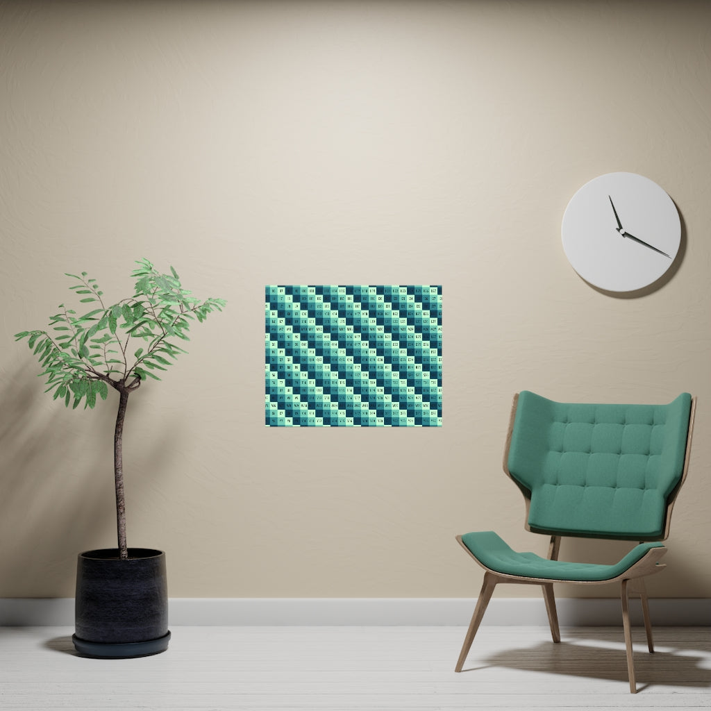 Vertical and Horizontal Matte Posters