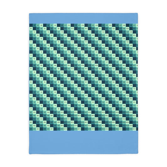 Velveteen Minky Blanket (Two-sided print)