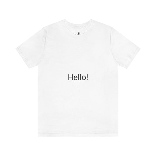 Unisex Jersey Short Sleeve Tee