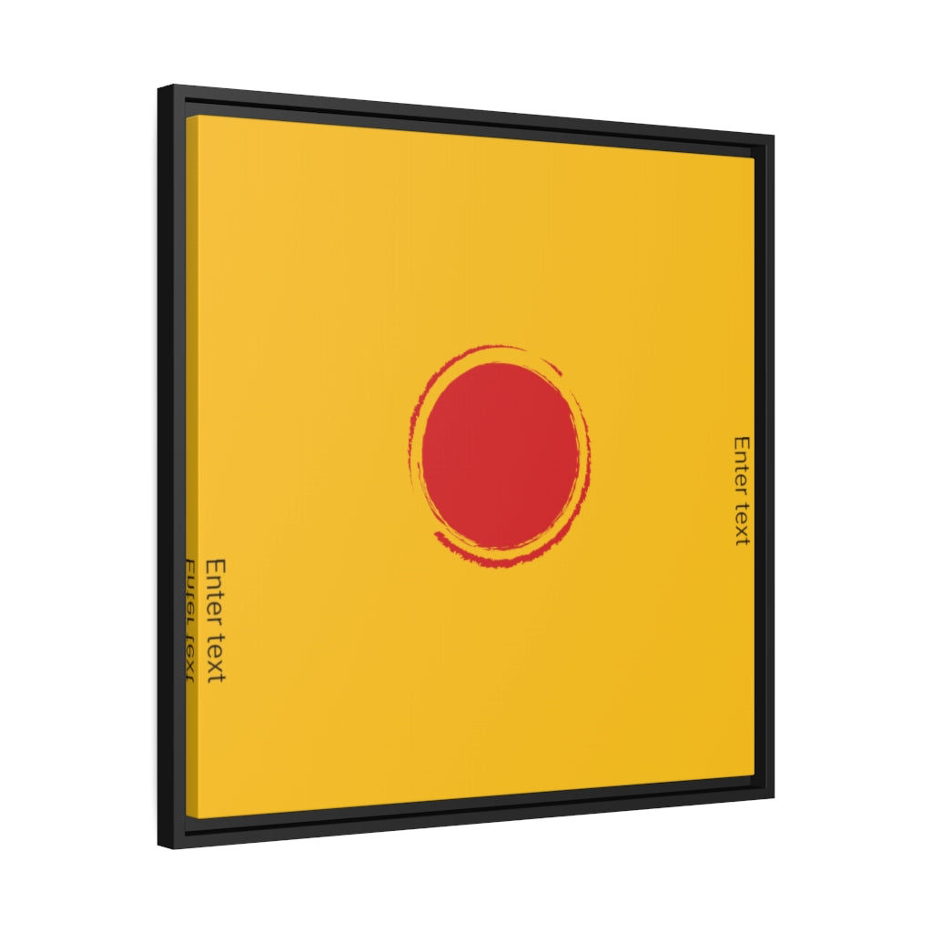 Matte Canvas, Black Frame