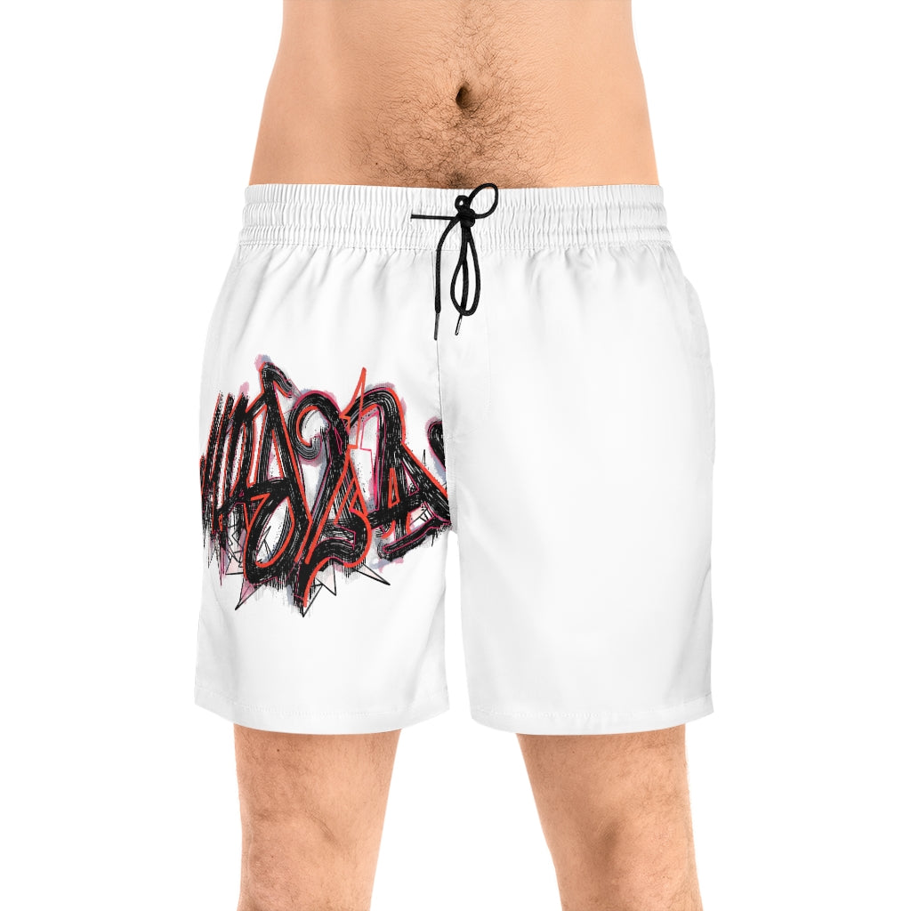 Men's Mid-Length Swim Shorts (AOP)