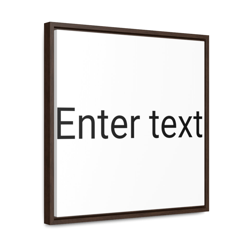 Gallery Canvas Wraps, Square Frame