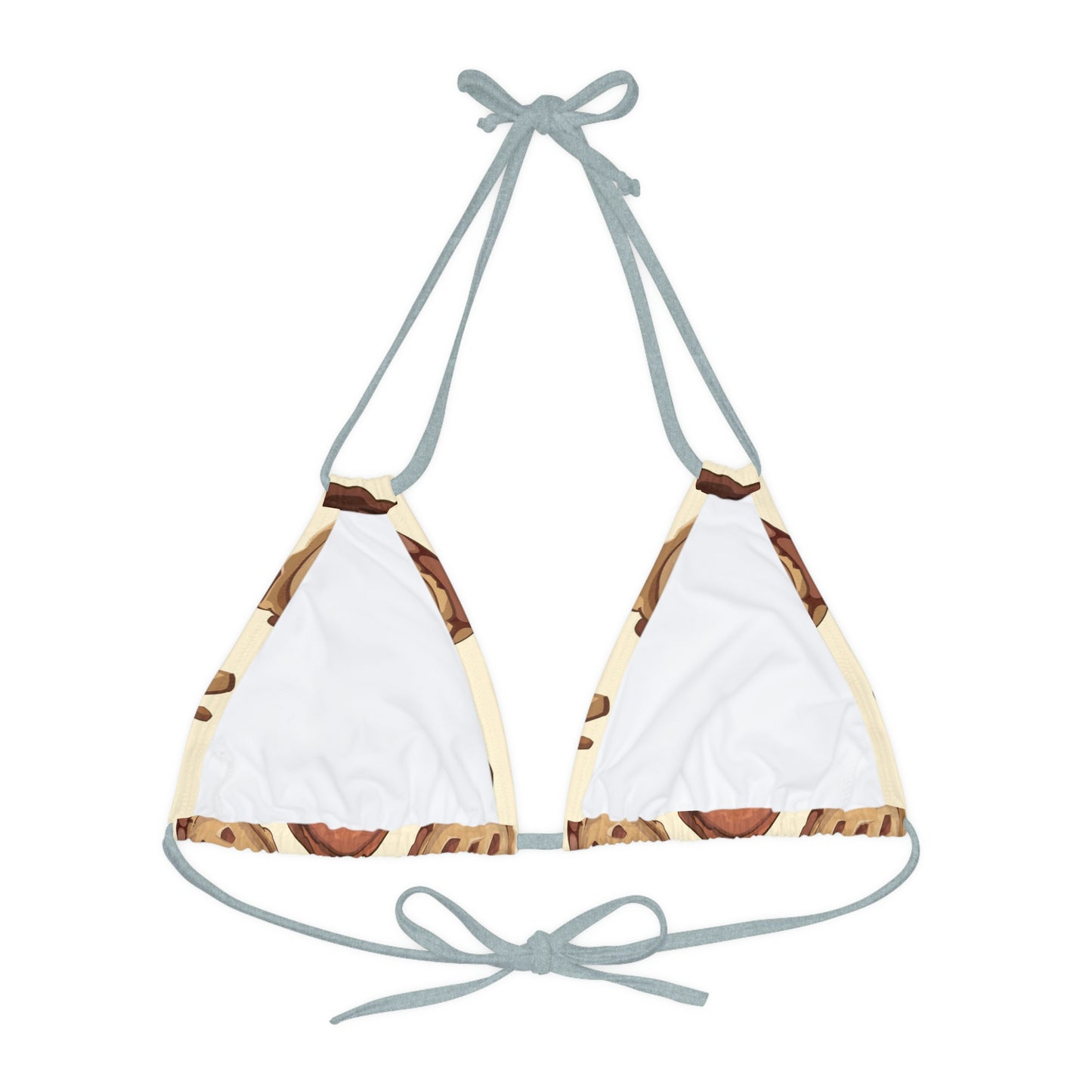 Strappy Triangle Bikini Top