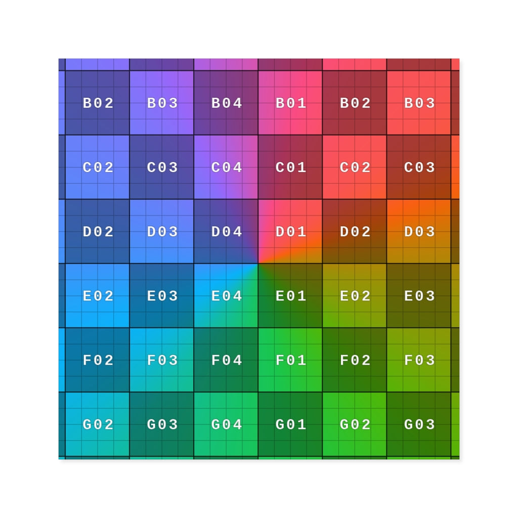 Laminate Stickers, Square