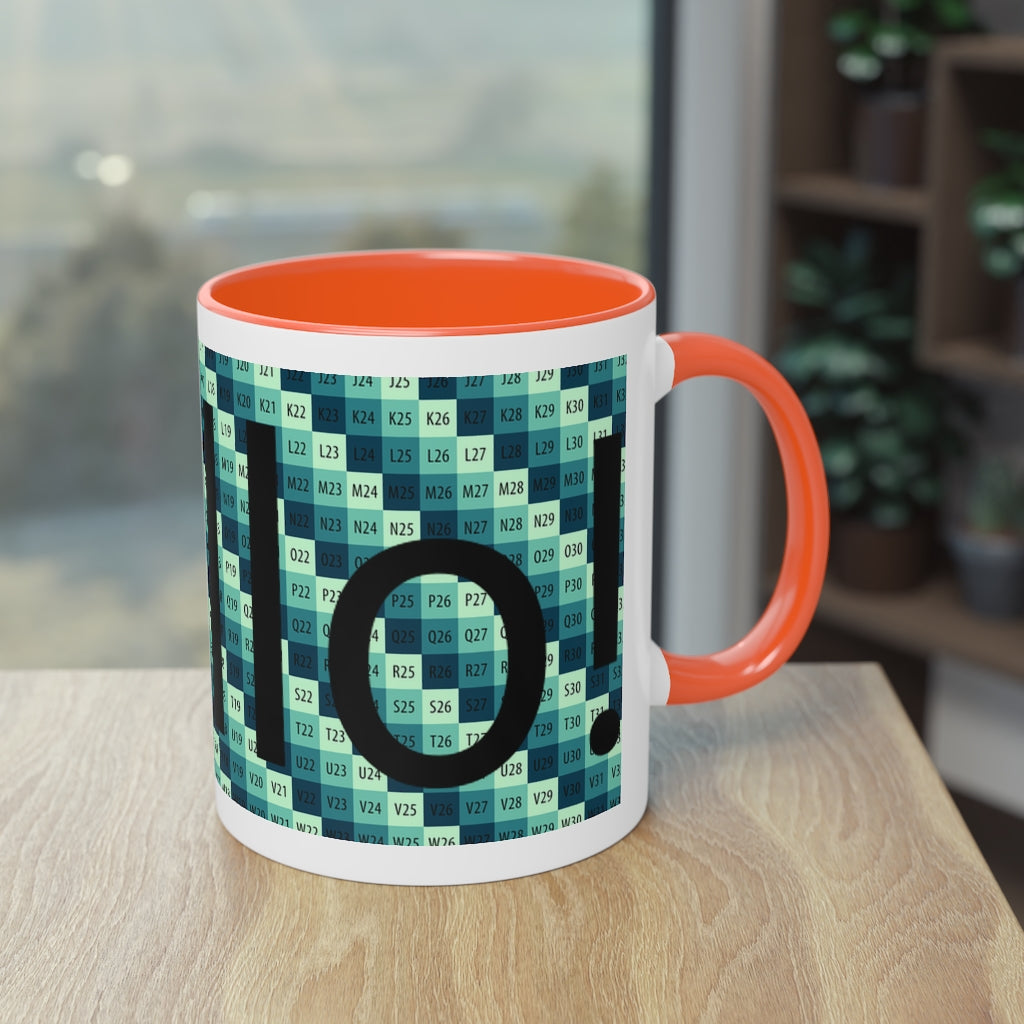 Two-Tone Coffee Mug, 11oz