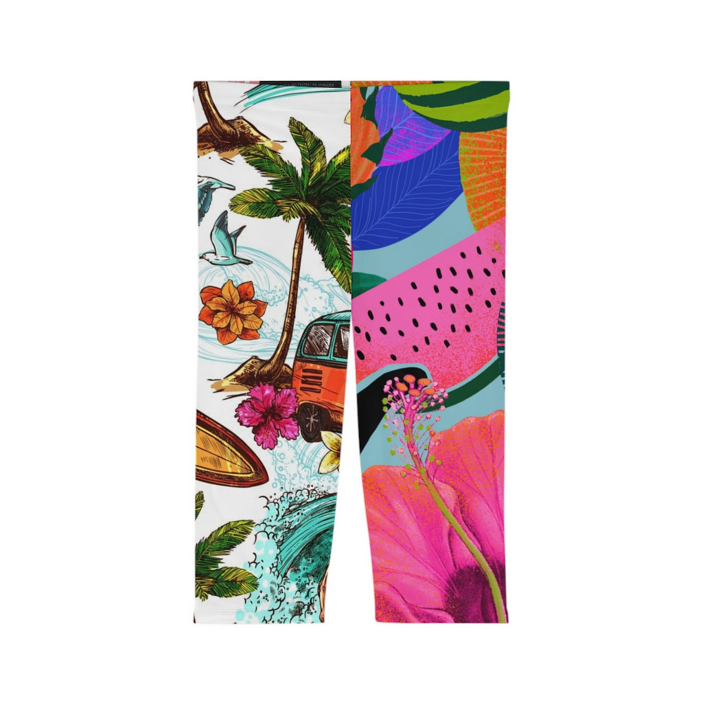 Women’s Capri Leggings (AOP)
