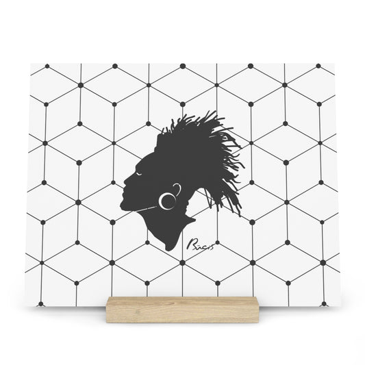 Gallery board with stand