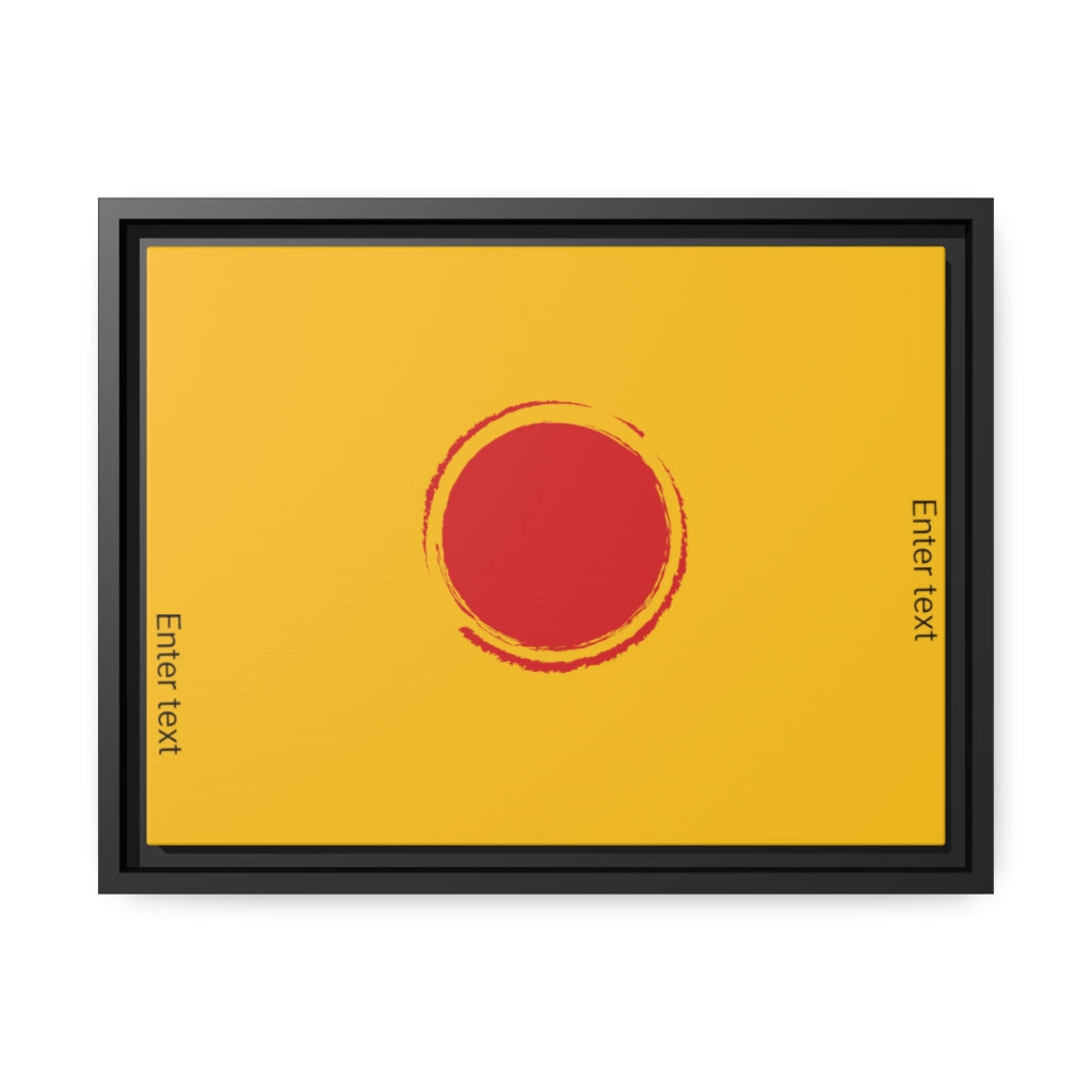 Matte Canvas, Black Frame