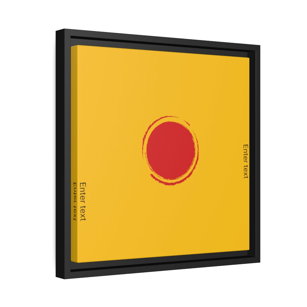 Matte Canvas, Black Frame