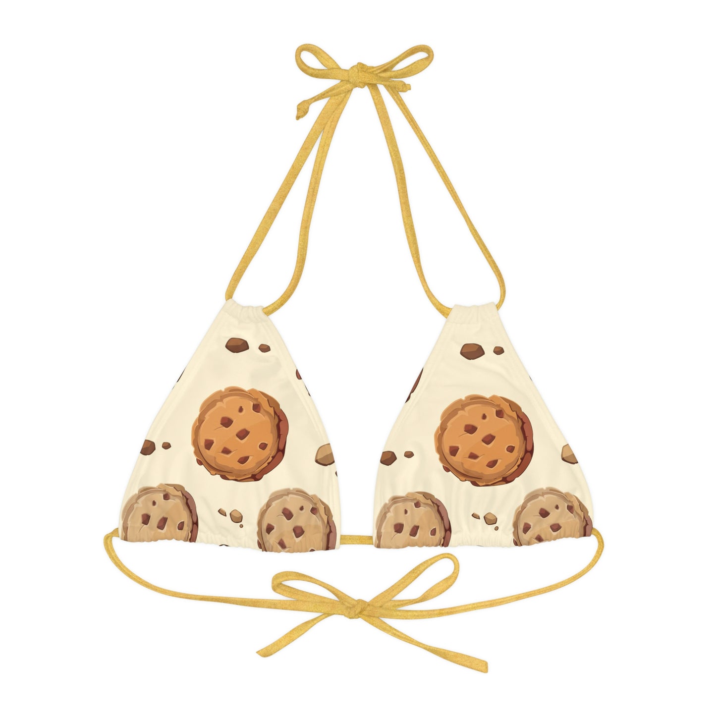 Strappy Triangle Bikini Top