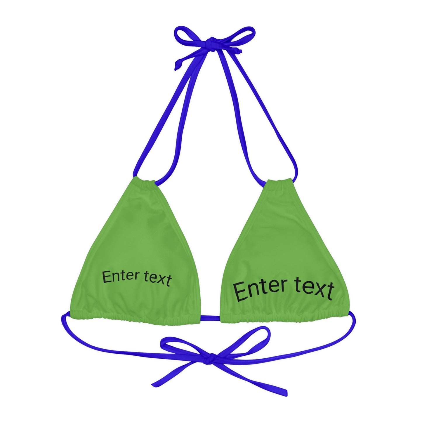 Strappy Triangle Bikini Top