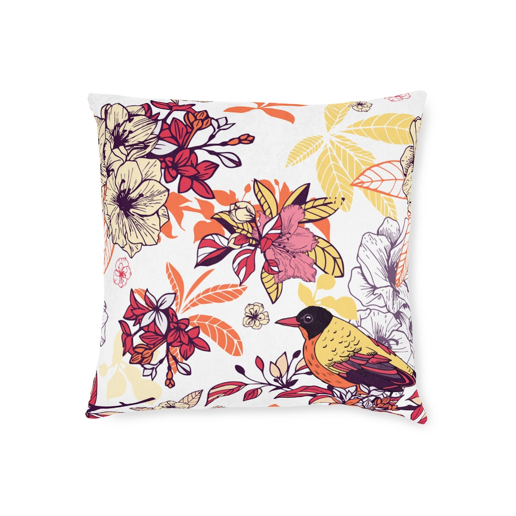 Square Pillow - White Back