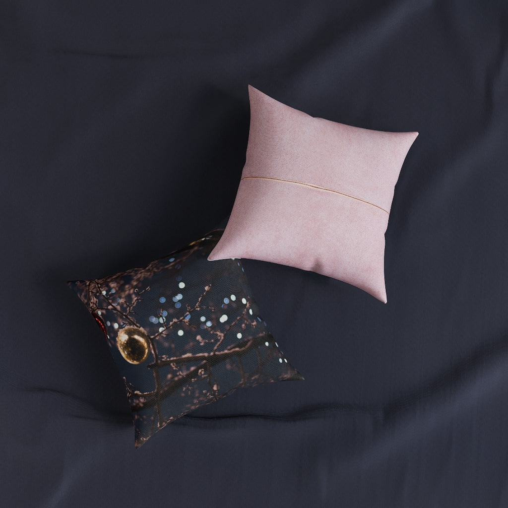 Square Pillow - Pink Back