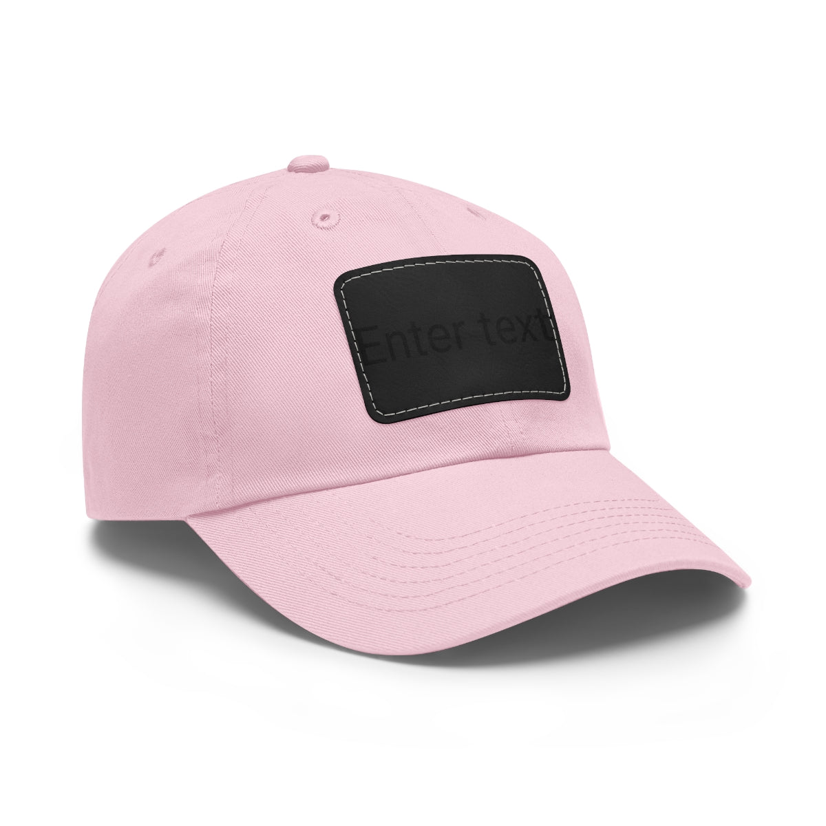 Dad Hat with Leather Patch