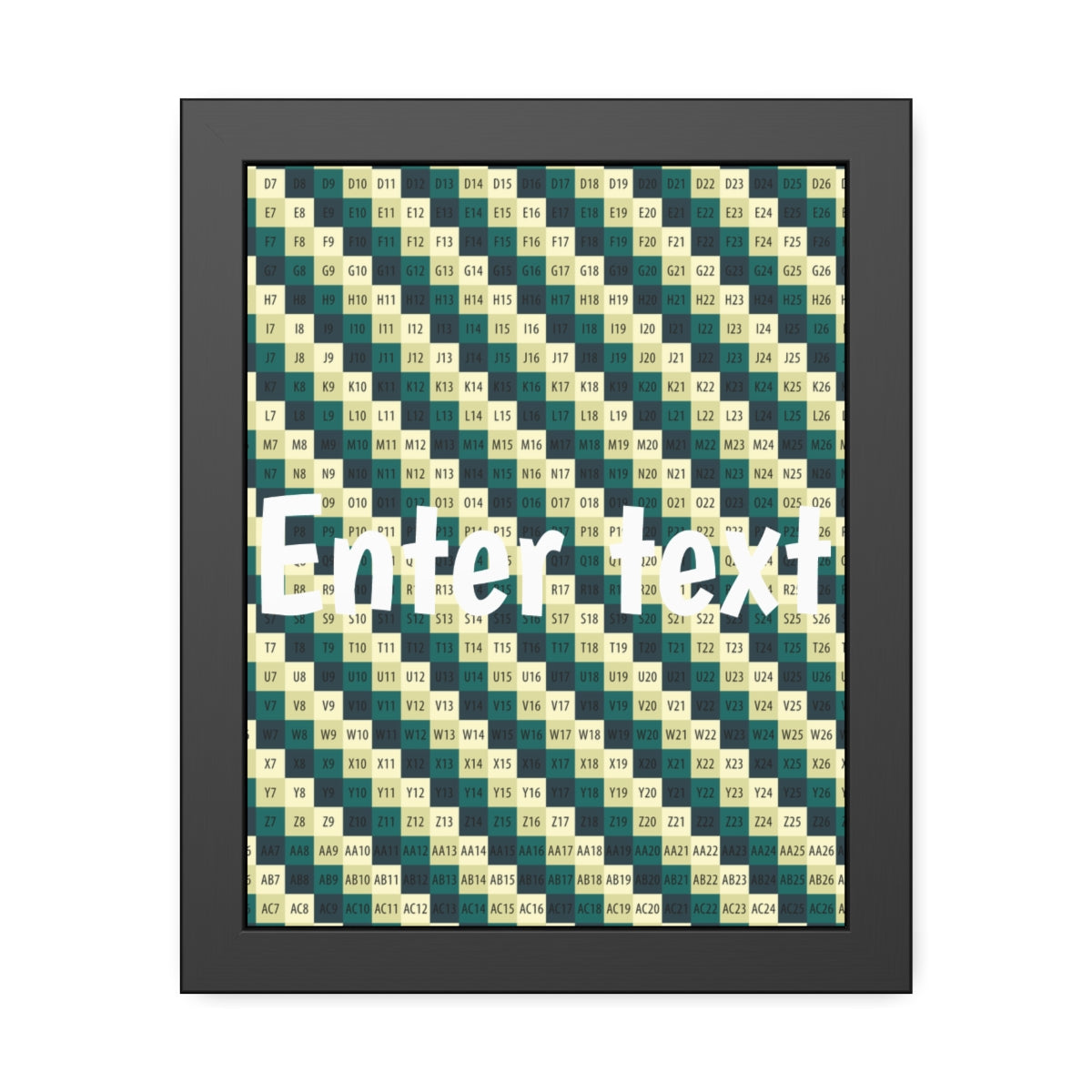 Framed Paper Posters