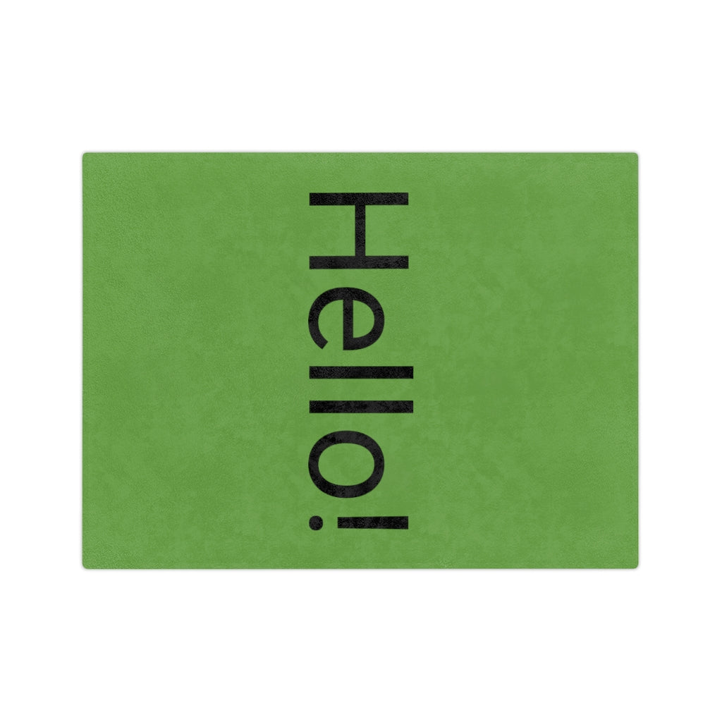 Velveteen Minky Blanket