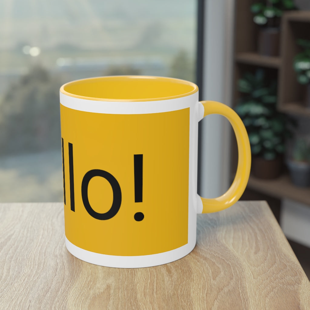 Two-Tone Coffee Mug, 11oz