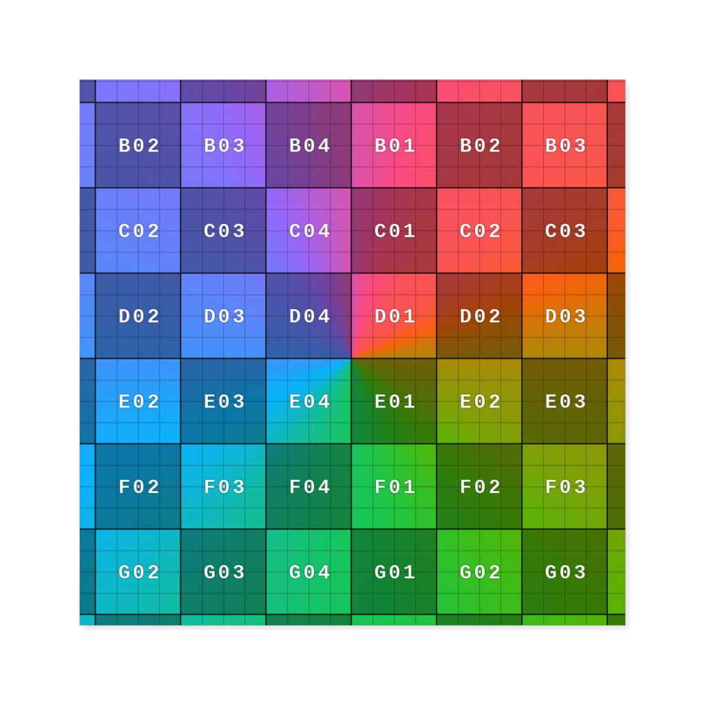 Laminate Stickers, Square