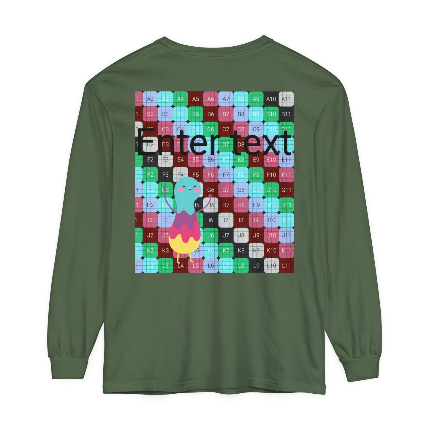 Unisex Garment-dyed Long Sleeve T-Shirt