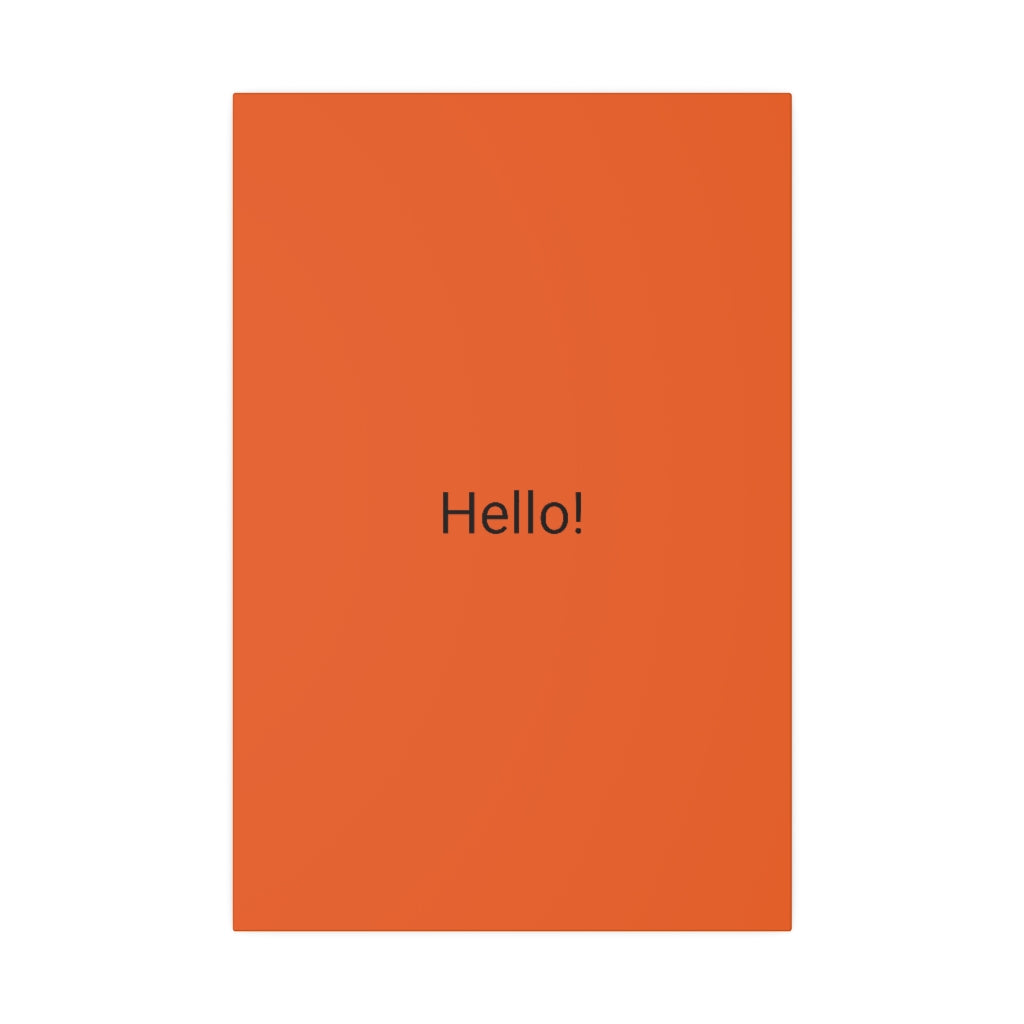 Matte Canvas, Stretched