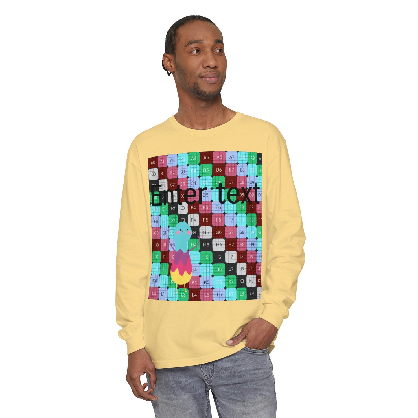 Unisex Garment-dyed Long Sleeve T-Shirt