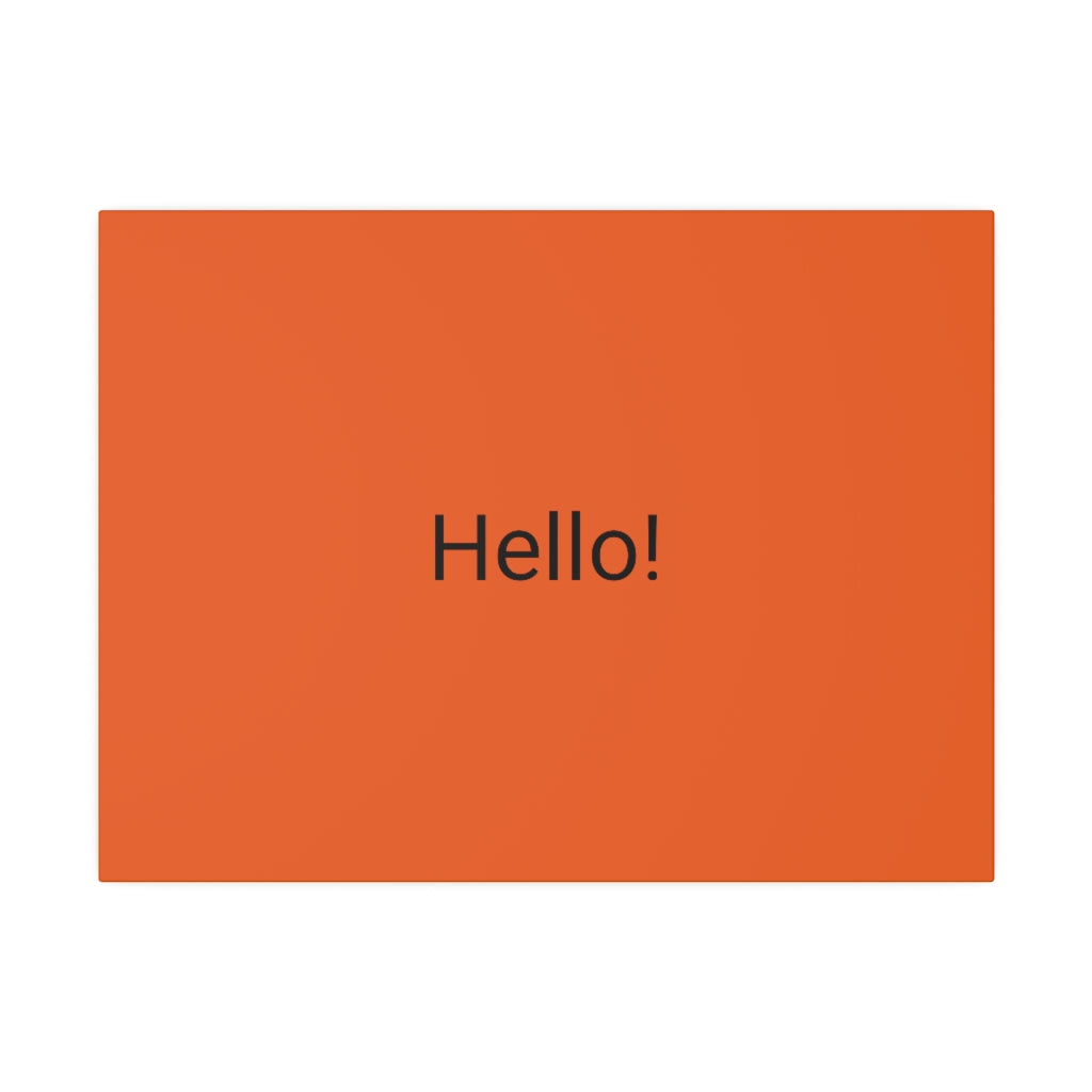 Matte Canvas, Stretched