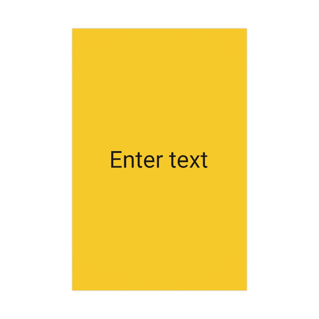 Premium Matte Posters