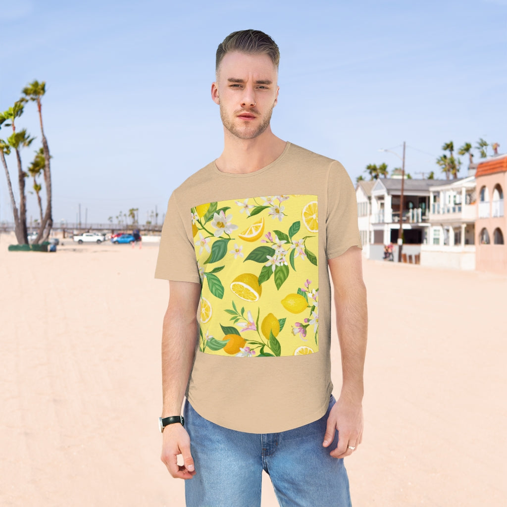 Men's Jersey Curved Hem Tee