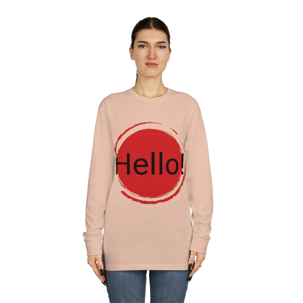Unisex Long Sleeve Crewneck Tee