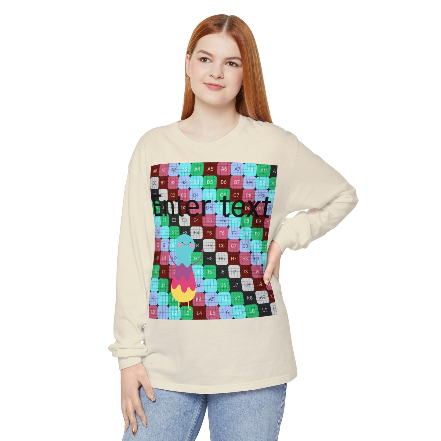 Unisex Garment-dyed Long Sleeve T-Shirt