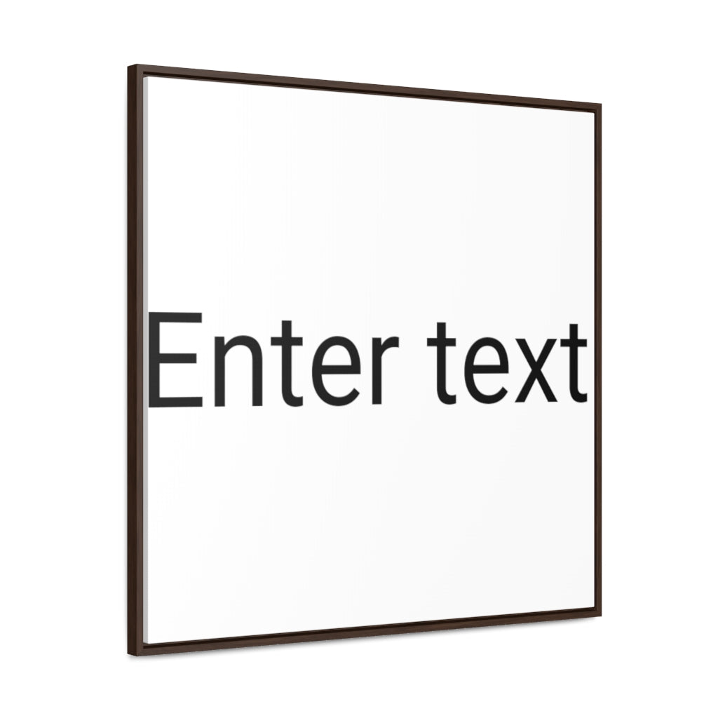 Gallery Canvas Wraps, Square Frame