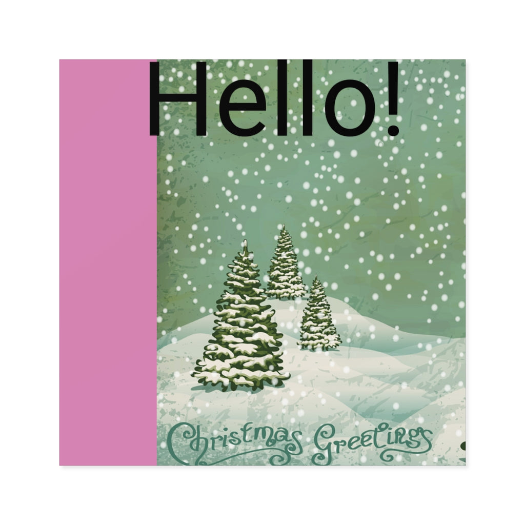 Laminate Stickers, Square