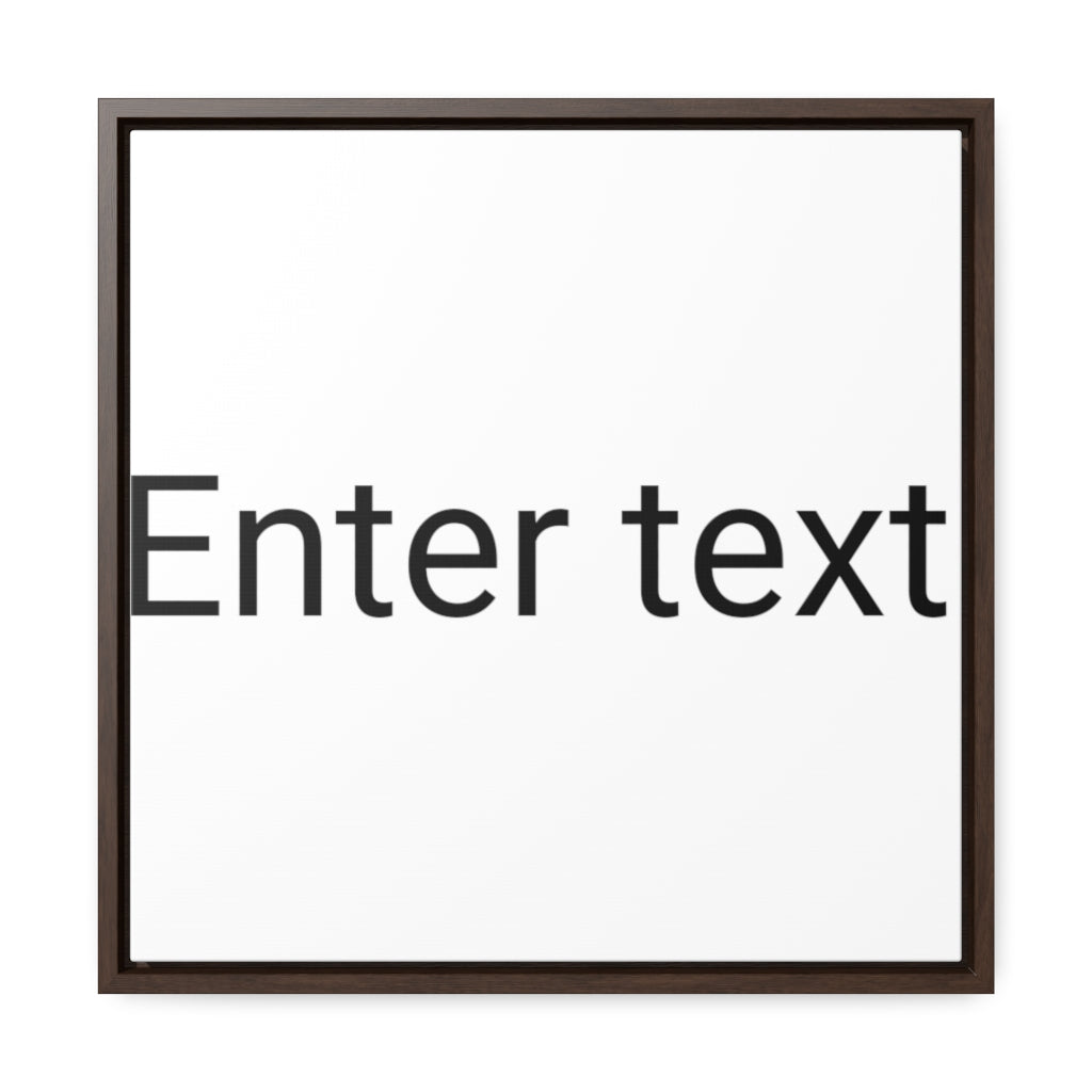 Gallery Canvas Wraps, Square Frame