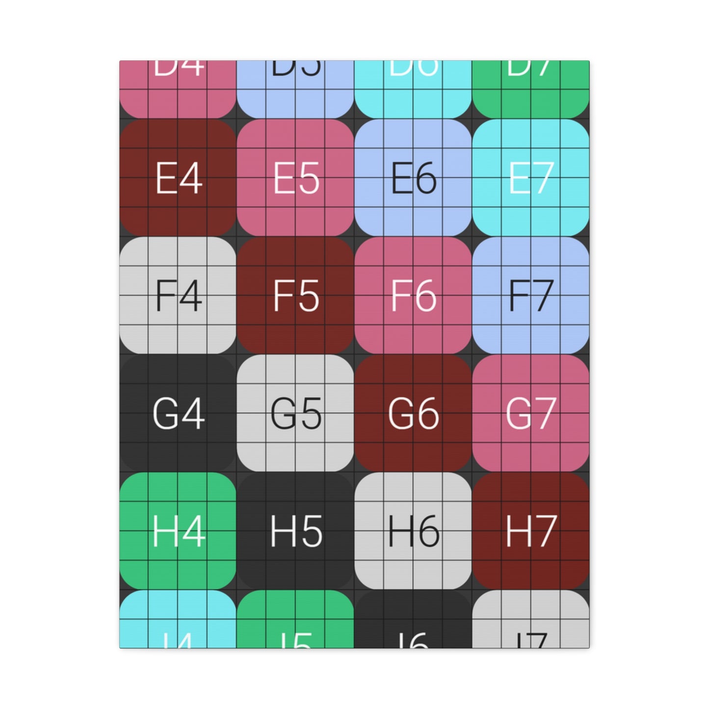 Matte Canvas, Stretched, 1.25"