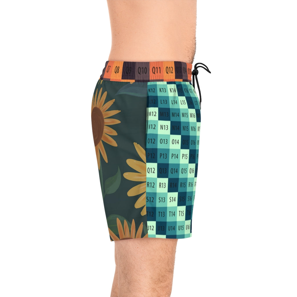 Men's Mid-Length Swim Shorts (AOP)