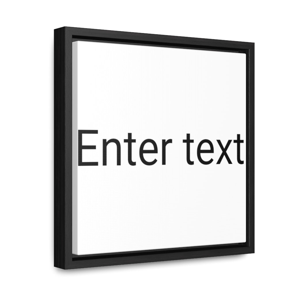 Gallery Canvas Wraps, Square Frame
