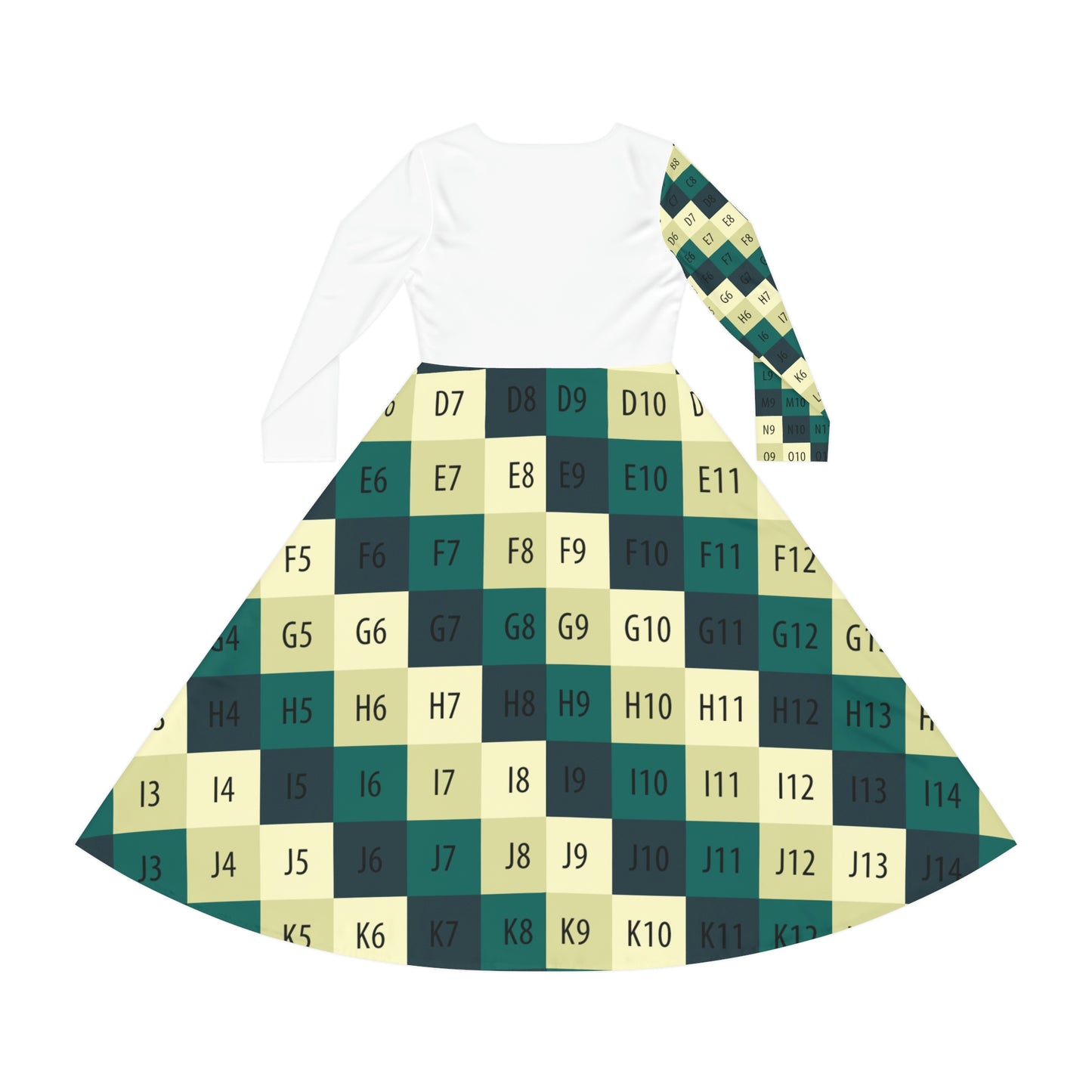 Women's Long-Sleeve Dance Dress